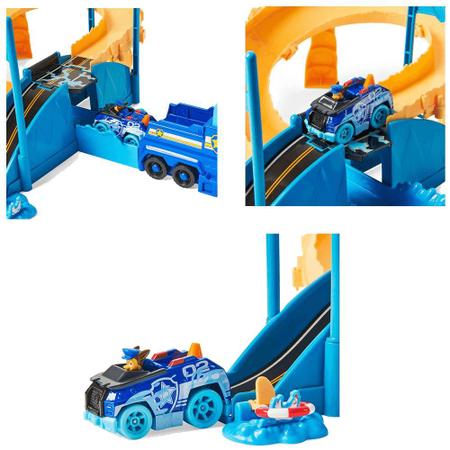 Pista Patrulha Canina Com Carrinho Exclusivo Chase Rescue