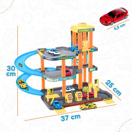 Pista De Carrinho Corrida Infantil Brinquedo Posto Gasolina Garagem -  MAPTOY - Pistas de Brinquedo - Magazine Luiza