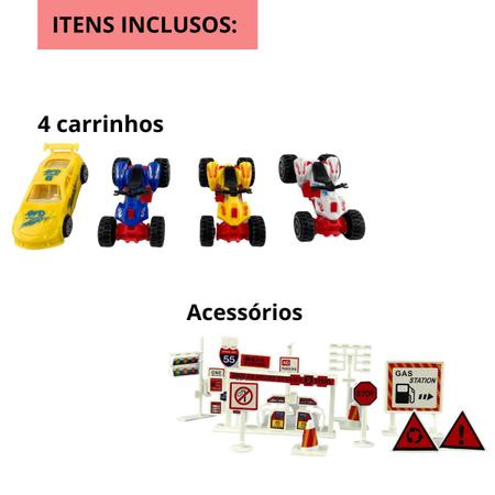 Pista De Carrinhos Brinquedo Corrida Infantil Completa, Magalu Empresas