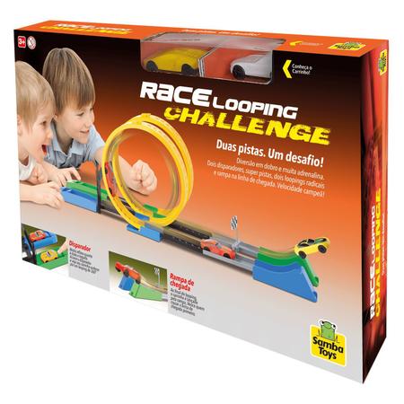 Comprar Pista Race Looping Challenge Com 2 Carrinhos Samba