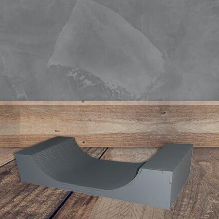 Pista Rampa Skate Dedo Para Brincar Mdf 58x15x18cm - LD Laser