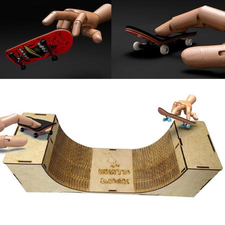 Fingerboard Skate Dedo Profissional Shape Rampa Pista + - Carrefour