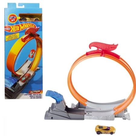 Pista Hot Wheels Rei do Looping Loop Star Mattel