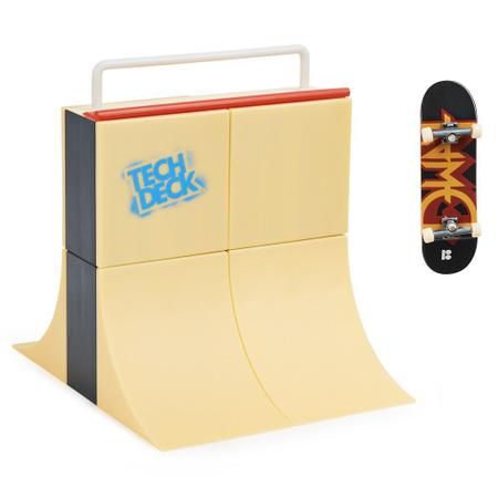 Skate De Dedo Conjunto Rampa Pista Nyjah Skatepark Tech Deck