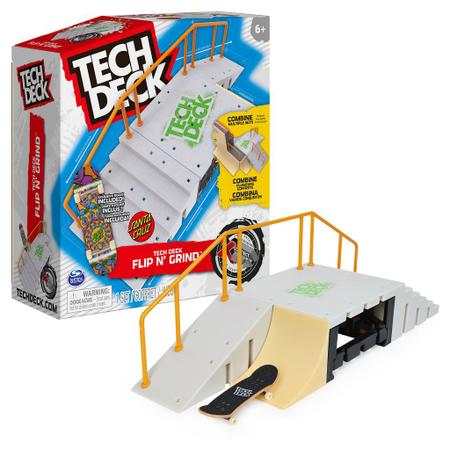 Pista Skate De Dedo Tech Deck Big Vert Wall + Skate - Sunny em