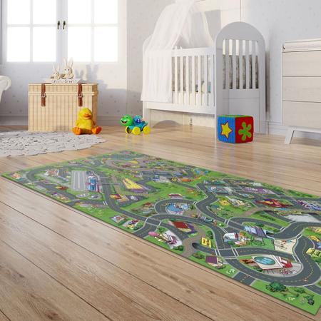 Pista de Carrinho Cidade Grande Desenho Hot Wheels 1x1,5m