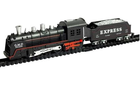 Pista Trem Locomotiva Com Luz Dmt5373 - Dmtoys