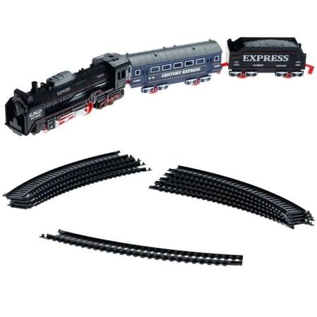 Kit Trem Vagões E Trilhos Para Brincar Divertido - DM Toys - Trem de  Brinquedo - Magazine Luiza