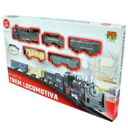 Brinquedo Infantil Trem Locomotiva Ferrorama com trilhos em Promoção na  Americanas