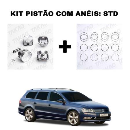 Imagem de Pistão Com Anel Vw Passat Variant 1.8T 20V Turbo 98-01 Gas