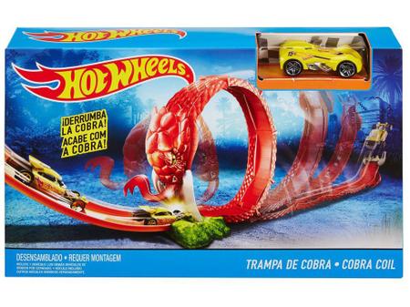 Nova Pista Hot Wheels Action Caverna da Cobra Mattel Blr01 em