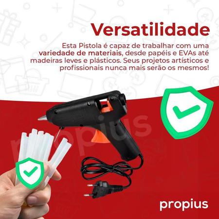 Imagem de Pistola Cola Quente Bivolt 20W Profissional Artesanato