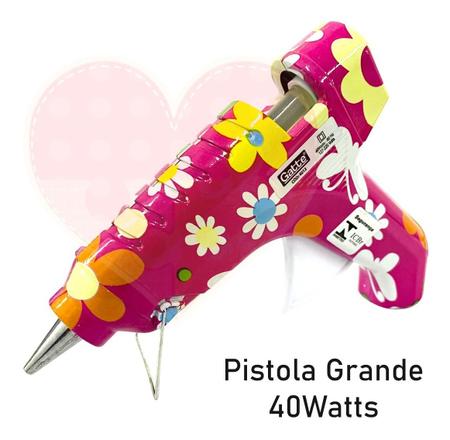 Imagem de Pistola Cola Quente Profissional Bivolt 40w Inmetro Estampa