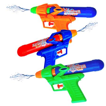 Lança Água Arminha Arma Pistola Brinquedo Water Gun 26Cm - Art Brink -  Lançadores de Água - Magazine Luiza