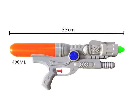 Imagem de Pistola de Água Jato Duplo 400ml Premium Cim Toys - 2 unidades