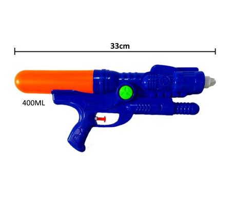 Imagem de Pistola de Água Jato Duplo 400ml Premium Cim Toys - 2 unidades