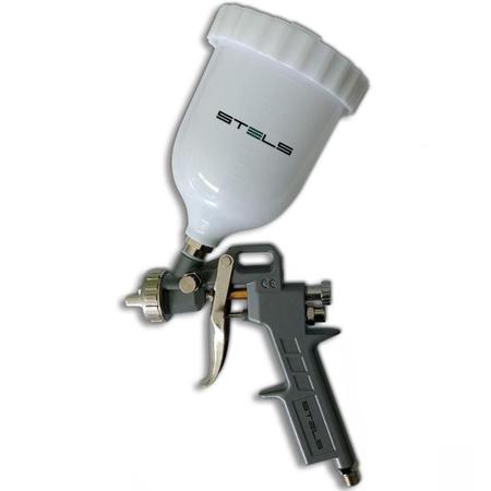 Imagem de Pistola de Pintura 600 ML Tipo Gravidade c/ Kit de Bocais + Pistola de Pintura HVLP 600 ML