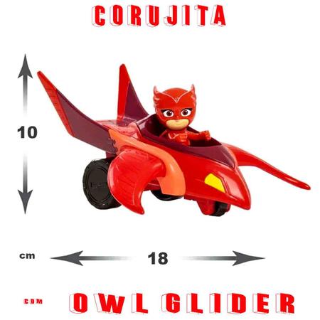 Imagem de PJ Masks Mini Boneco Corujita + Veículo Planador Owl Glider - Multikids BR1266