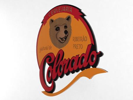 Imagem de Placa Cerveja Colorado Urso  Laqueada 3D Mdf - 40 x 39,5 cm