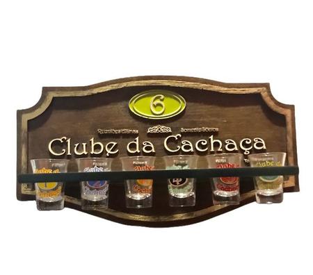 Placa Decorativa, Clube Da Tequila + Copos