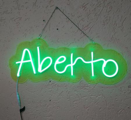 Imagem de Placa de led Luminoso em Neon alto brilho aberto