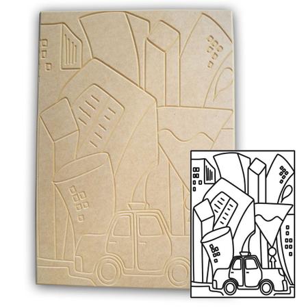 Placa de Madeira Recortada a Laser Pinta Fácil Brasil Quadro Bar 41 x 58 cm - QT054158 - CasaDaArte