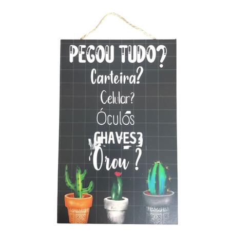 Placa decorativa se não poder fazer tudo faça o que puder 18 - Cair de Pé -  Placa Decorativa - Magazine Luiza