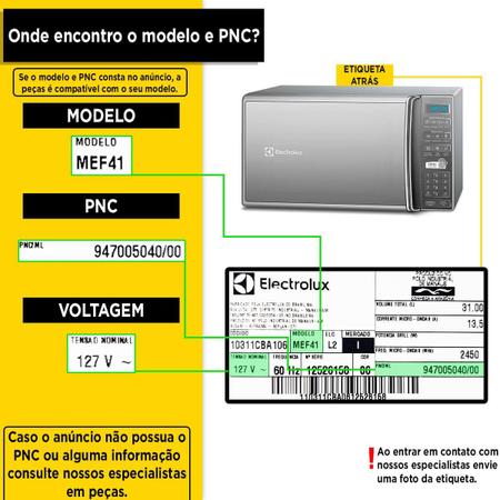 Imagem de Placa De Potência Para Micro-ondas Electrolux MA30S - A20746701