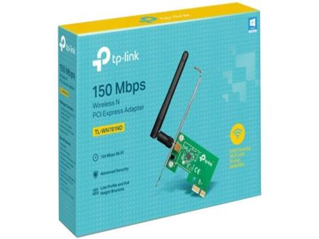 Imagem de Placa de Rede PCI Express Wireless TP-Link - TL-WN781ND 150Mbps