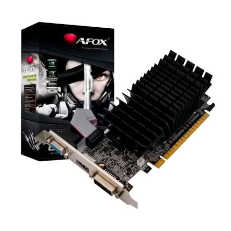 Imagem de Placa de Video Afox 1GB Geforce G210 DDR2 64Bit VGA/HDMI/DVI - AF210-1024D2LG2