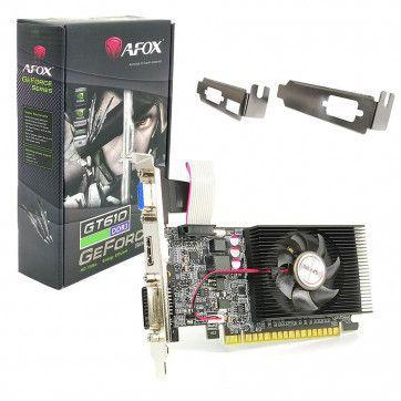 Imagem de Placa De Vídeo AFOX NVIDIA GeForce GT610 1GB DDR3 64bits - AF6102048D3L5