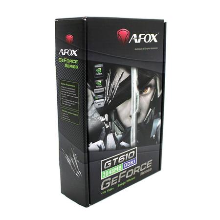 Imagem de Placa de Vídeo Geforce Afox GT610  2GB DDR3 64BITS LP - AF610-2048D3L5 - 0075538-01