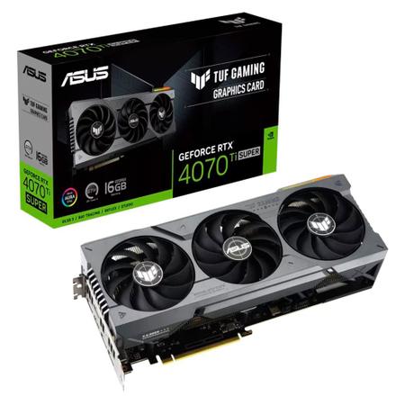 Imagem de Placa de Vídeo GPU NV RTX4070TI 16GB Super TUF Gaming GD6X 256B ASUS - 90YV0KF1-M0NA00