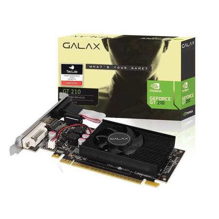 Imagem de Placa de Vídeo GT 210 Galax NVIDIA GeForce  1GB DDR3 64 Bits VGA DVI HDMI - 21GGF4HI00NP