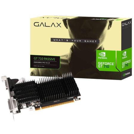 Imagem de Placa de Vídeo GT 710 Passive Galax NVIDIA GeForce, 2GB, DDR3 - 71GPF4HI00GX