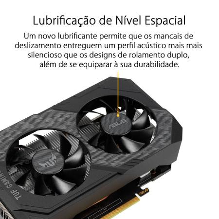 Imagem de Placa de Vídeo GTX 1650 Asus NVIDIA GeForce, 4GB, GDDR6 - TUF-GTX1650-O4GD6-P-GAMING