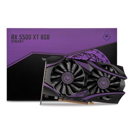 Placa de Video Mancer RX 5500 XT Streaky 8GB GDDR6 128 bit MCR