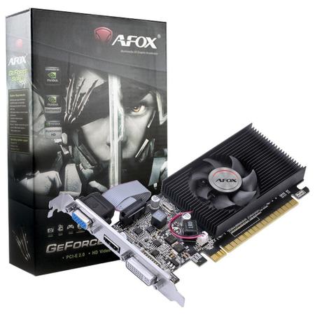 Imagem de Placa de Vídeo NVIDIA GeForce GT210, 1GB, DDR3, 64 bits, Low profile - AF210-1024D3L5 - Afox