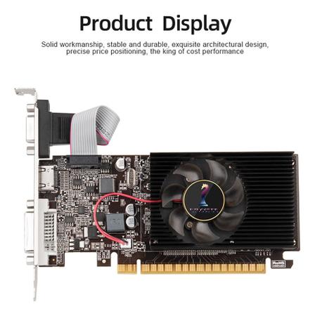 Imagem de Placa De Vídeo Nvidia Placa Gráfica Geforce 600 Gt610 2gb Ddr3 Kingster Jogos PC Gamer CPU Gabinete
