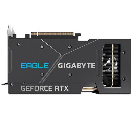 Imagem de Placa de Vídeo RTX 3060 Eagle 12G Gigabyte NVIDIA GeForce, rev. 2.0, RGB, 12GB GDDR6, LHR, DLSS, Ray Tracing - GV-N3060EAGLE-12GD
