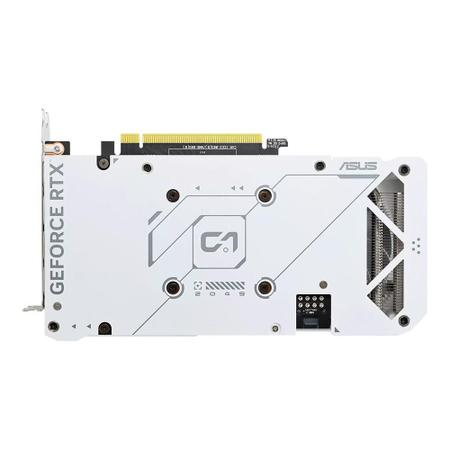 Imagem de Placa de Vídeo RTX 4060 TI DUAL O8G White ASUS NVIDIA GeForce, 8GB GDDR6, DLSS, Ray Trancing, G-Sync - 90YV0J42-M0NA00