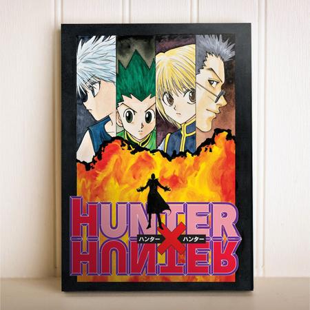 Placa Acrílico Hunter X Hunter Gon Killua Kurapika Leorio