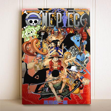 Placa MDF Decorativa Anime One Piece Luffy Mangá Poster