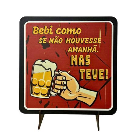 Imagem de Placa Decorativa Criativas Engraçadas Regras Churrasco Amigos Bebendo Cerveja Tequila Bar Boteco