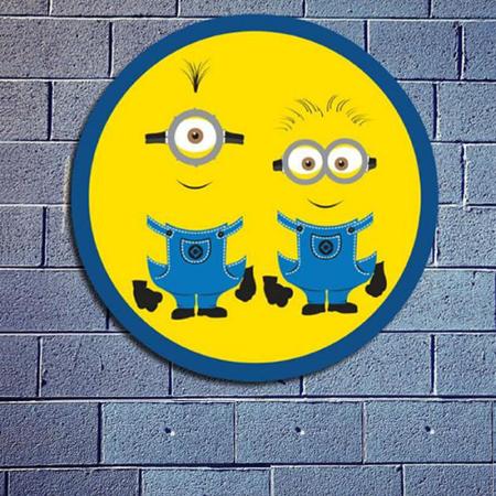 Imagem de Placa Decorativa  Dupla Minions