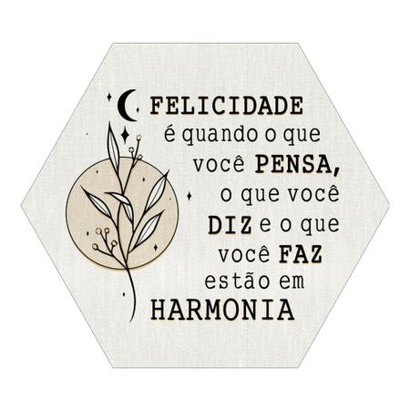 Placa Decorativa 19x24 Frase Motivacional Sala Escritório Consultório -  Estúdio Amora - Placa Decorativa - Magazine Luiza