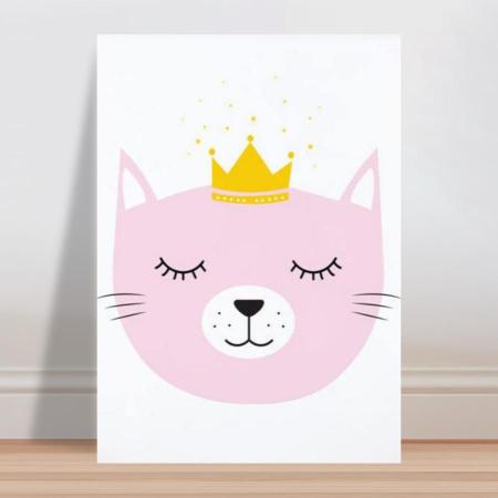 Placa decorativa infantil desenho gato pb - Wallkids - Placa Decorativa -  Magazine Luiza