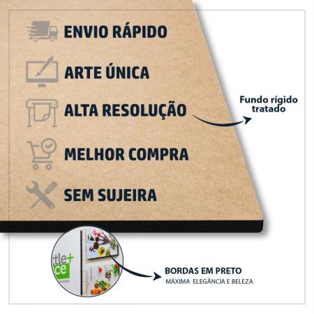 Placa Decorativa Infantil Desenho Raposa de Chapéu