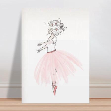 Placa decorativa infantil desenho bailarina - Wallkids - Placa Decorativa -  Magazine Luiza