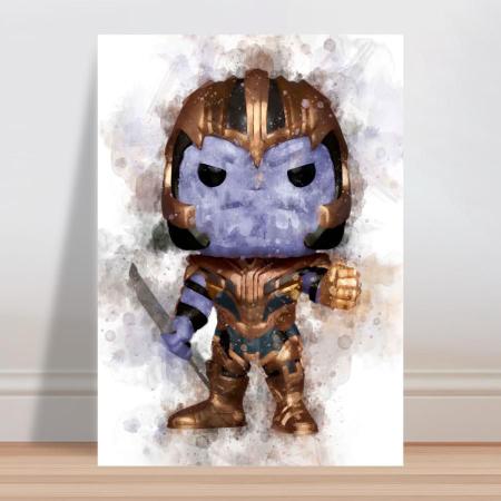 Placa Decorativa - Quadro - Filme - Manopla Thanos (v632)